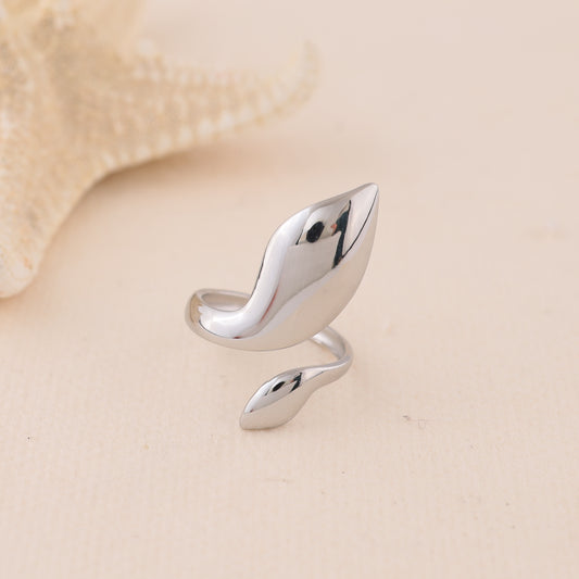 Bague Ajustable Forme Nature Abstraite