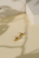 Boucles d'oreilles puces feuille