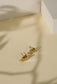 Boucles d'oreilles puces feuille