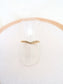 Bague ligne avec v en strass