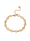 Bracelet doré multi cercle