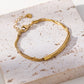 Bracelet multi chaînes reliées