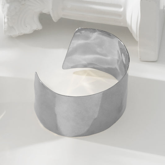 Bracelet Argenté Manchette Large