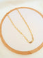 Collier doré multi cercle