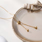 Collier chaîne dorée avec fermoir ajustable