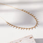 Collier chaîne dorée avec pampilles