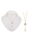 Collier chaîne dorée avec pendentif étoiles