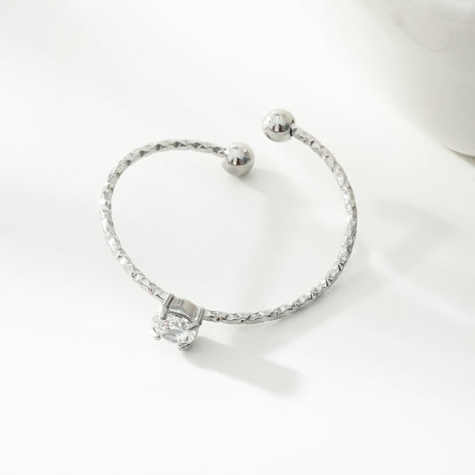 Bague Argentée à Strass