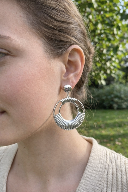 Boucles d'Oreilles Cercle Ajouré