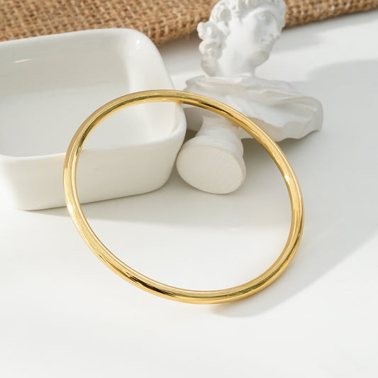 Bracelet Doré Jonc Classique Brillant 2mm