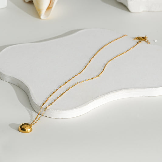 Collier Hémisphérique Épais Doré