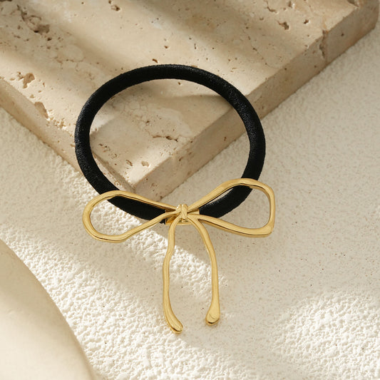 Élastique Avec Nœud Doré