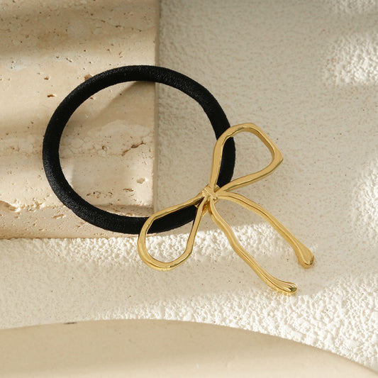Élastique Avec Nœud Doré