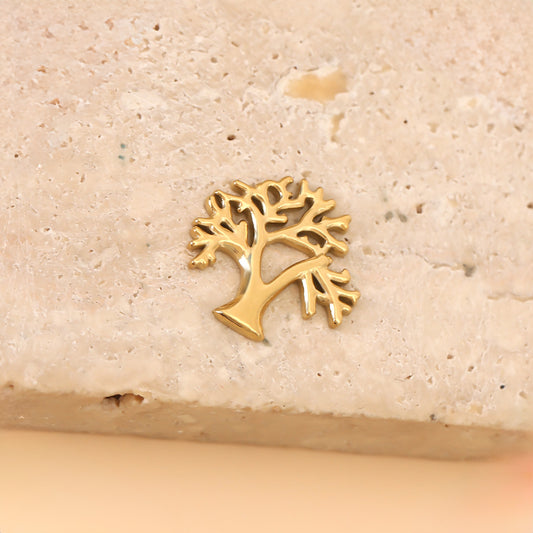 Lot de 3 Pendentifs Arbre De Vie Doré