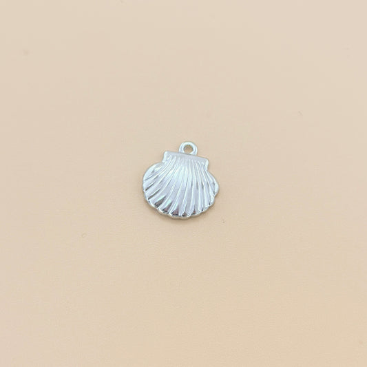 Lot de 3 Pendentifs Océan Coquillage Argenté