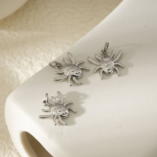 Lot de 3 Pendentifs Araignée Argenté