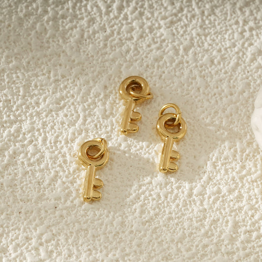 Lot de 3 Pendentifs Clés Dorées