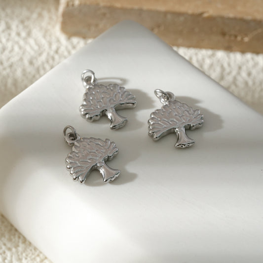 Lot de 3 Pendentifs Arbre de Vie Argenté