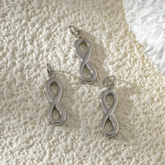 Lot de 3 Pendentifs Infini Argenté