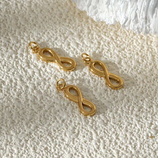 Lot de 3 Pendentifs Infini Doré