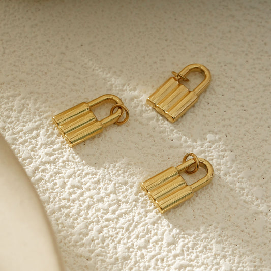 Lot de 3 Pendentifs Cadenas Doré