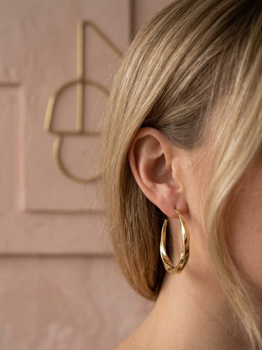 Boucles d'oreilles créoles ouvertes