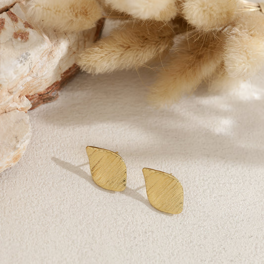 Puces d'oreilles feuille texturée
