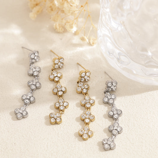 Boucles d'oreilles chance multicolore
