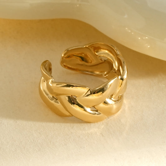 Bague tressée