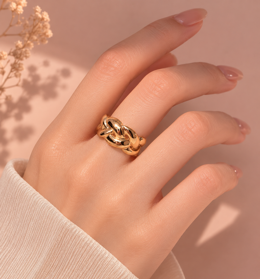 Bague tressée