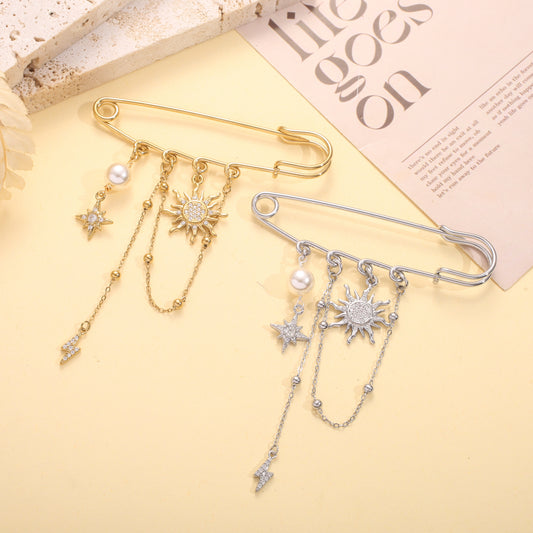 Broche épingle thème constellation