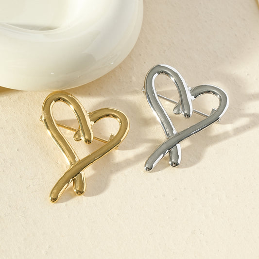 Broche cœur infini