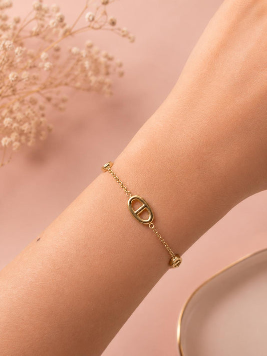 Bracelet chaîne maillon marine