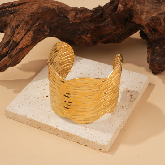 Bracelet jonc rigide large