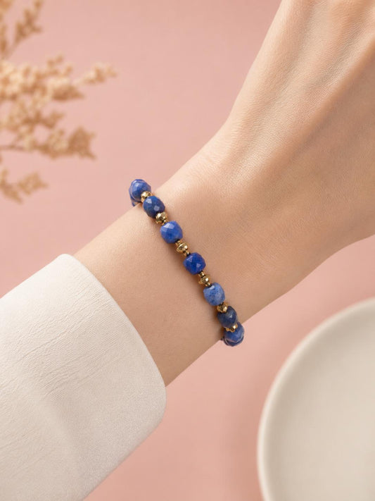 Bracelet pierre naturelle colorée