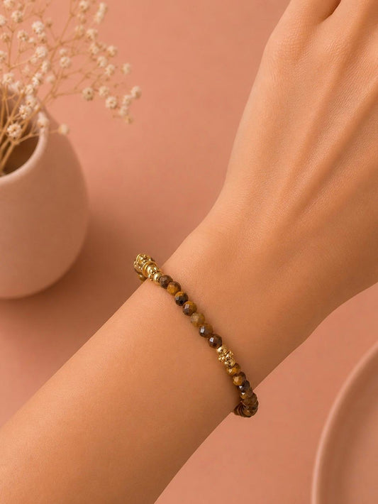 Bracelet pierre naturelle facettée