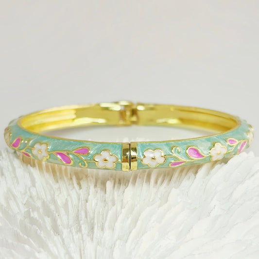 Bracelet Jonc Coloré Emaillé