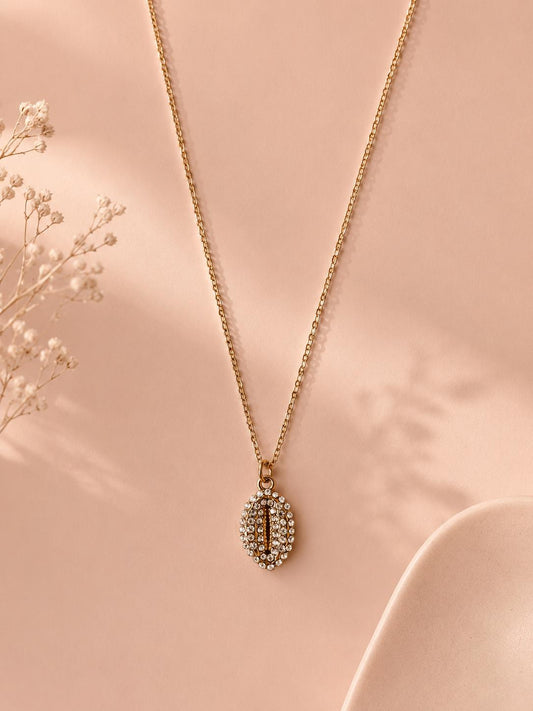Collier pendentif coquillage strass