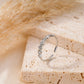 Golden rhinestone ring