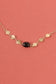 Collier losange et perles de couleur