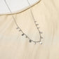 Collier mini pendentifs en forme de gouttes