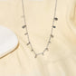 Collier mini pendentifs en forme de gouttes