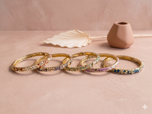 Bracelet Jonc Coloré Strass