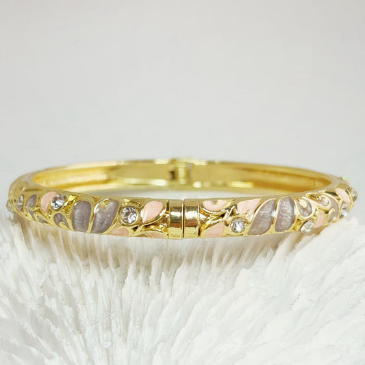 Bracelet Jonc Coloré Strass