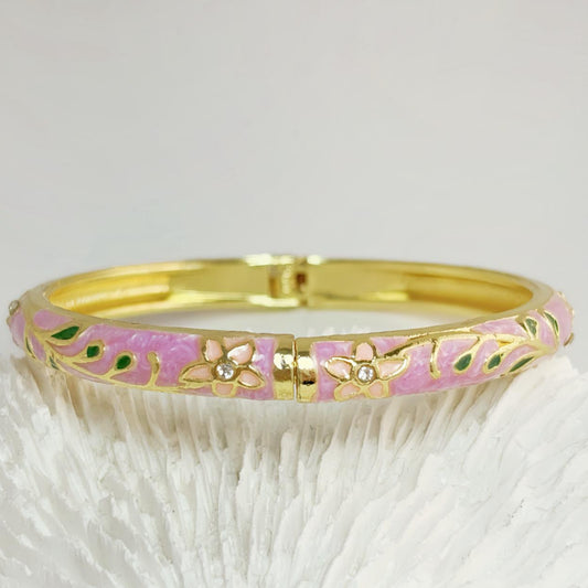 Bracelet Jonc Coloré Strass