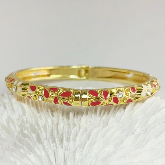 Bracelet Jonc Coloré Strass