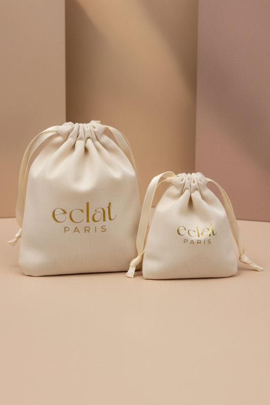 Pochon éclat beige par paquet de 10p