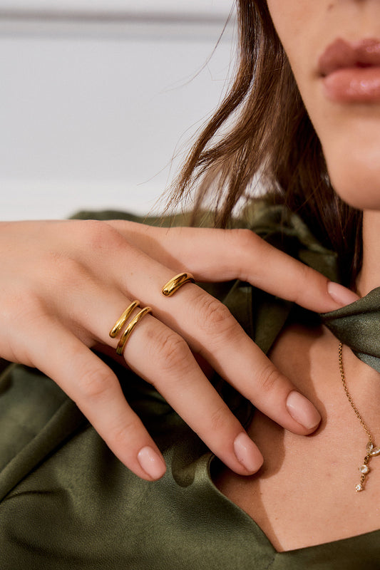 Bague à Porter sur Deux Doigts