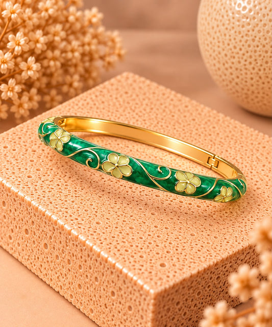 Bracelet Jonc Fleur AH