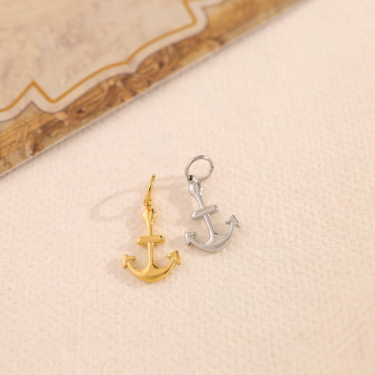 Lot de 3 Pendentifs Ancre Marine Argenté - Eclat Paris